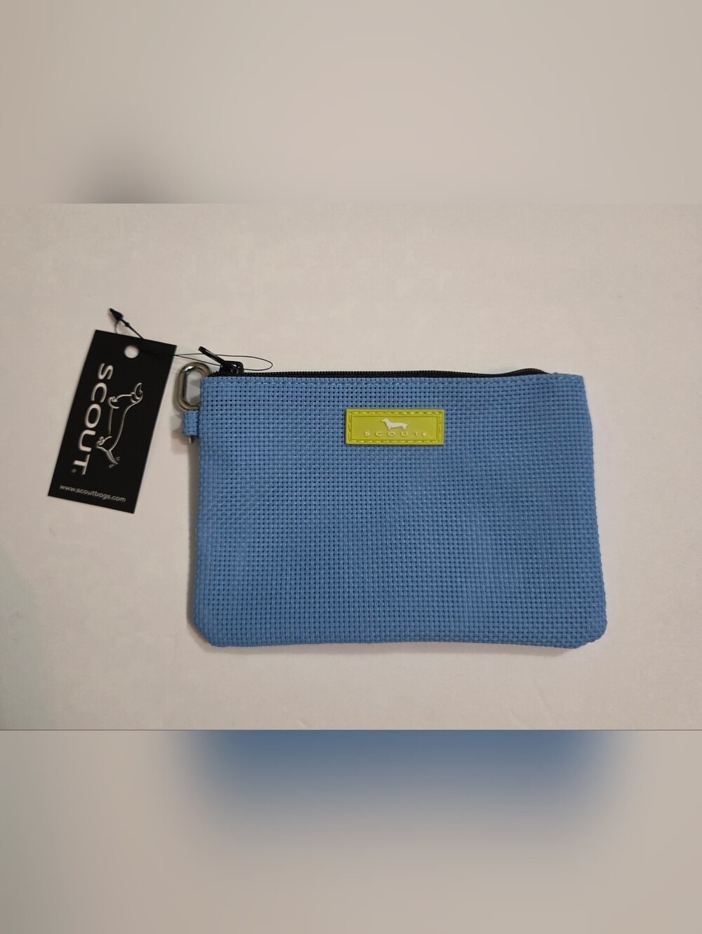 SCOUT Zip Pouch with Lime Logo NWT
